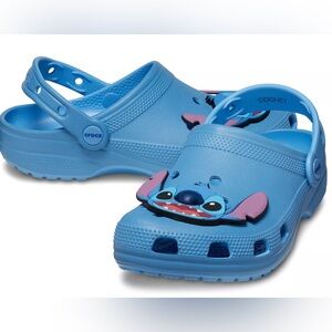 Crocs Kids' Blue Stitch Clog Sandals